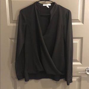 BCBGeneration Cross Front Blouse Black Size Small